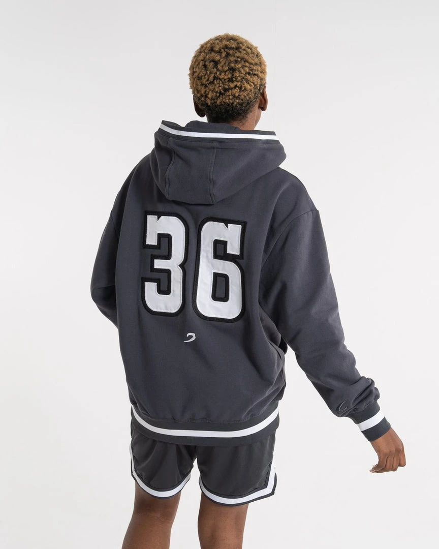 BOXRAW Women Clothing 36 By Teddy Atlas Hoodie - Charcoal 5 BOXRAW Women Clothing 36 By Teddy Atlas Hoodie - Charcoal