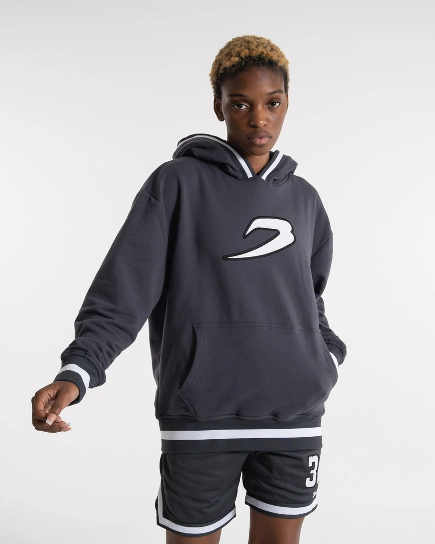 BOXRAW Women Clothing 36 By Teddy Atlas Hoodie - Charcoal 3 BOXRAW Women Clothing 36 By Teddy Atlas Hoodie - Charcoal