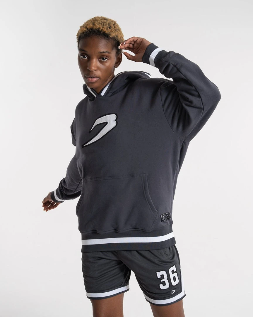 BOXRAW Women Clothing 36 By Teddy Atlas Hoodie - Charcoal 1 BOXRAW Women Clothing 36 By Teddy Atlas Hoodie - Charcoal