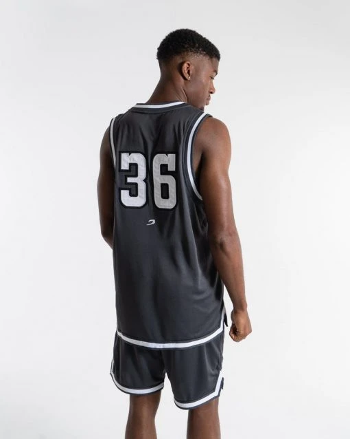 BOXRAW Men 36 By Teddy Atlas Tank - Charcoal 2 BOXRAW Men 36 By Teddy Atlas Tank - Charcoal