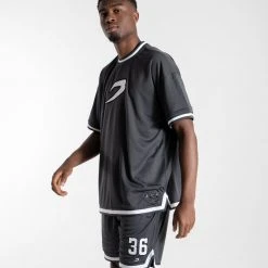 BOXRAW Men 36 By Teddy Atlas T-Shirt - Charcoal Clothing