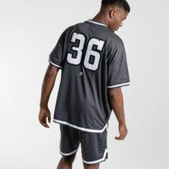 BOXRAW Men 36 By Teddy Atlas T-Shirt - Charcoal Clothing