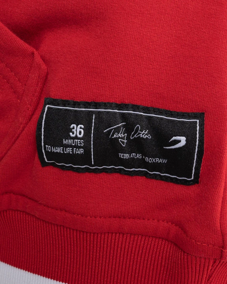 BOXRAW Women 36 By Teddy Atlas Hoodie - Red Clothing 8 BOXRAW Women 36 By Teddy Atlas Hoodie - Red Clothing