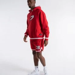 BOXRAW Men 36 By Teddy Atlas Hoodie - Red Clothing