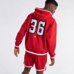 BOXRAW Men 36 By Teddy Atlas Hoodie - Red Clothing
