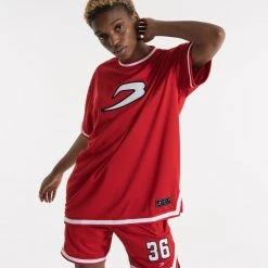 BOXRAW Women 36 By Teddy Atlas T-Shirt - Red Clothing