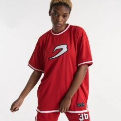 BOXRAW Women 36 By Teddy Atlas T-Shirt - Red Clothing