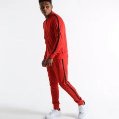 BOXRAW Men Tank Jacket - Red