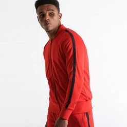 BOXRAW Men Tank Jacket - Red