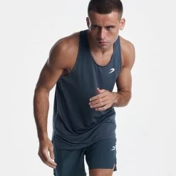 BOXRAW Men New Releases Valdes Tank - Charcoal