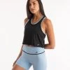 BOXRAW Women Valerie Cropped Tank - Baby Blue Clothing