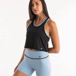 BOXRAW Women Valerie Cropped Tank - Baby Blue Clothing