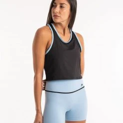 BOXRAW Women Valerie Cropped Tank - Baby Blue Clothing