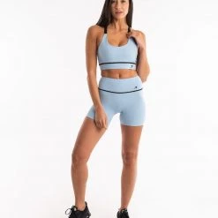 BOXRAW Women Valerie Cycling Shorts - Baby Blue Clothing