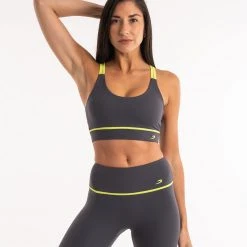 BOXRAW Women Valerie Sports Bra - Charcoal
