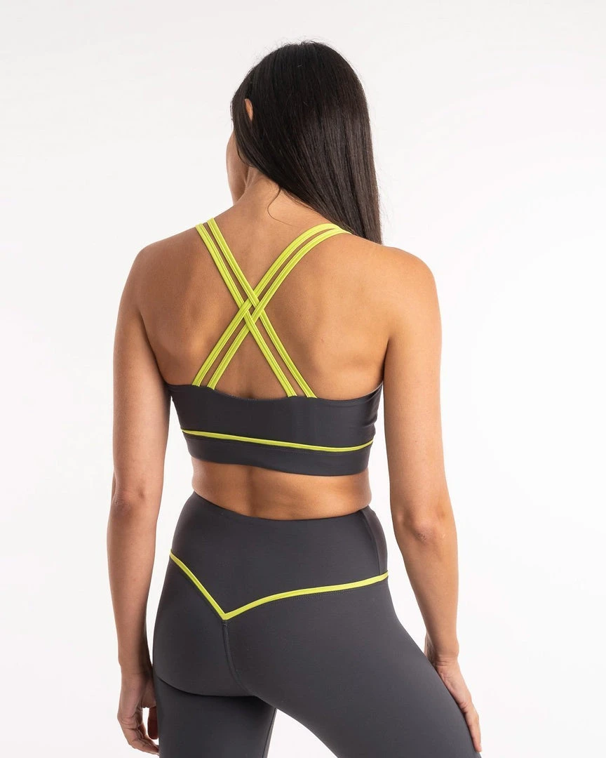 BOXRAW Women Valerie Sports Bra - Charcoal 4 BOXRAW Women Valerie Sports Bra - Charcoal