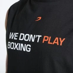 BOXRAW Men We Don't Play Boxing Muscle Tank - Black