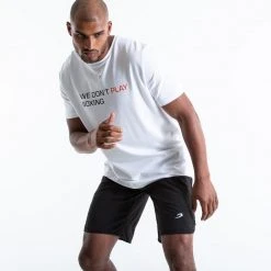 BOXRAW Men Clothing We Don't Play Boxing T-Shirt - White