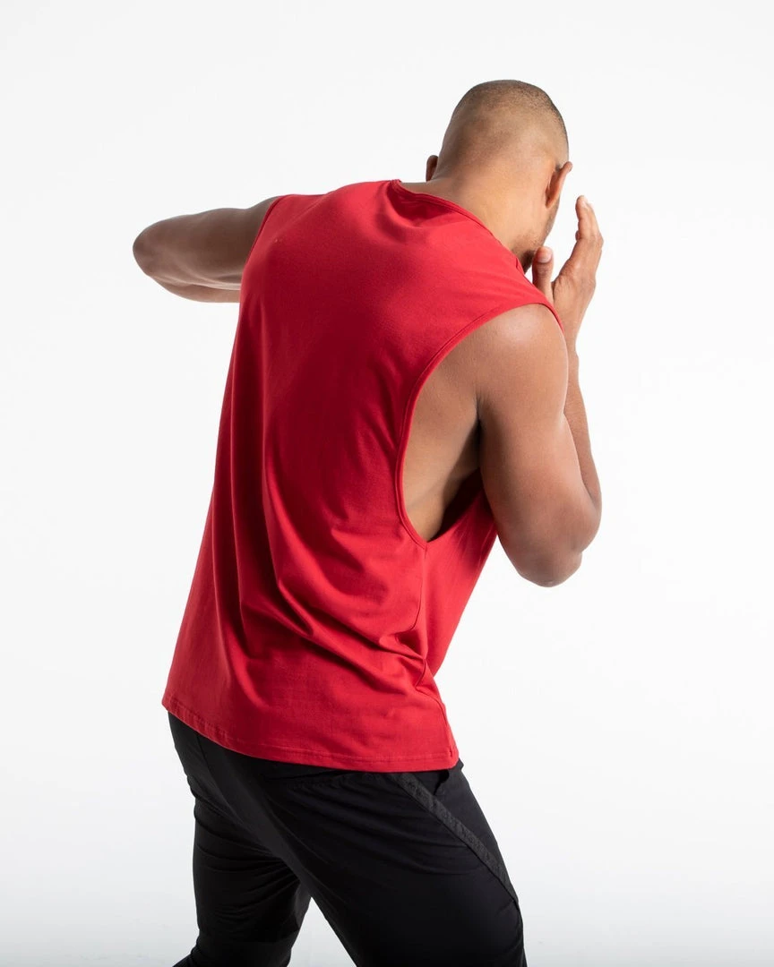 BOXRAW Men Clothing We Don't Play Boxing Muscle Tank - Red 5 BOXRAW Men Clothing We Don't Play Boxing Muscle Tank - Red