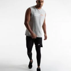 BOXRAW Men Clothing We Don't Play Boxing Muscle Tank - Grey