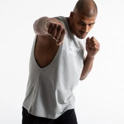 BOXRAW Men Clothing We Don't Play Boxing Muscle Tank - Grey