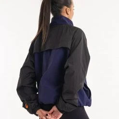 BOXRAW Women Clothing Walker Track Jacket - Black/Navy/Orange