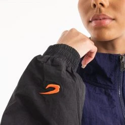 BOXRAW Women Clothing Walker Track Jacket - Black/Navy/Orange