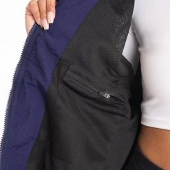 BOXRAW Women Clothing Walker Track Jacket - Black/Navy/Orange