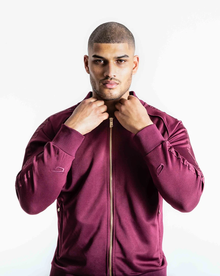 BOXRAW Men Whitaker Jacket - Wine 4 BOXRAW Men Whitaker Jacket - Wine