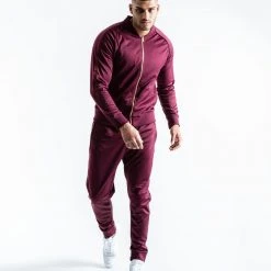 BOXRAW Men Whitaker Jacket - Wine 18 BOXRAW Men Whitaker Jacket - Wine