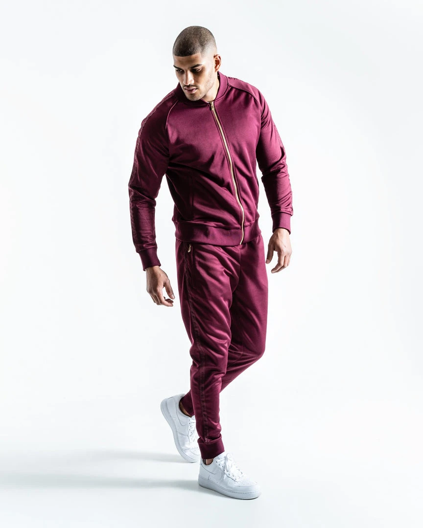 BOXRAW Men Whitaker Jacket - Wine 2 BOXRAW Men Whitaker Jacket - Wine