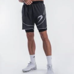 BOXRAW Men Wilde Shorts - Charcoal Clothing 10 BOXRAW Men Wilde Shorts - Charcoal Clothing