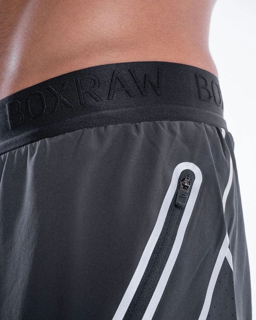 BOXRAW Men Wilde Shorts - Charcoal Clothing 6 BOXRAW Men Wilde Shorts - Charcoal Clothing