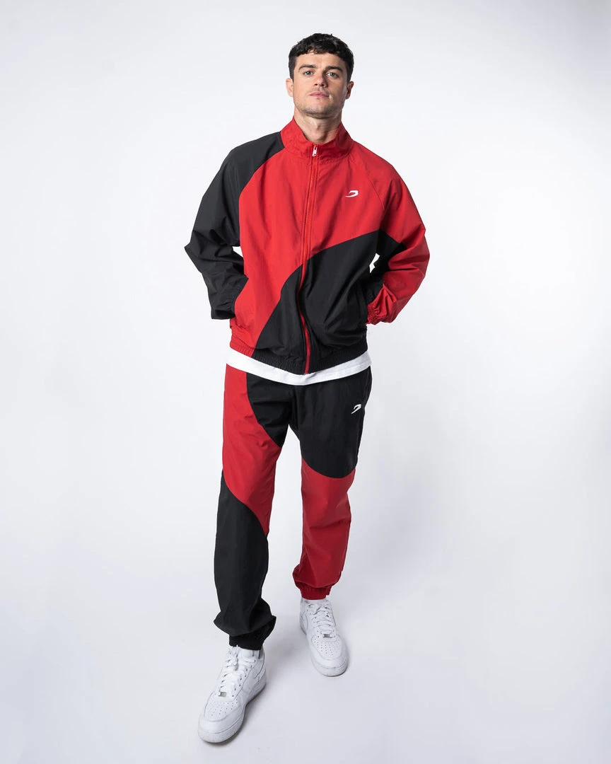 BOXRAW Men Williams Jacket - Black/Red New Releases 2 BOXRAW Men Williams Jacket - Black/Red New Releases