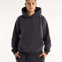 BOXRAW Men Winstone Hoodie - Charcoal 12 BOXRAW Men Winstone Hoodie - Charcoal