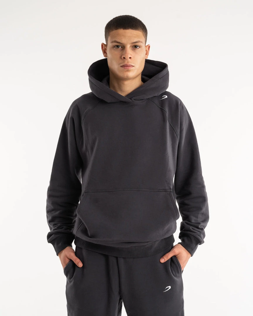 BOXRAW Men Winstone Hoodie - Charcoal 3 BOXRAW Men Winstone Hoodie - Charcoal