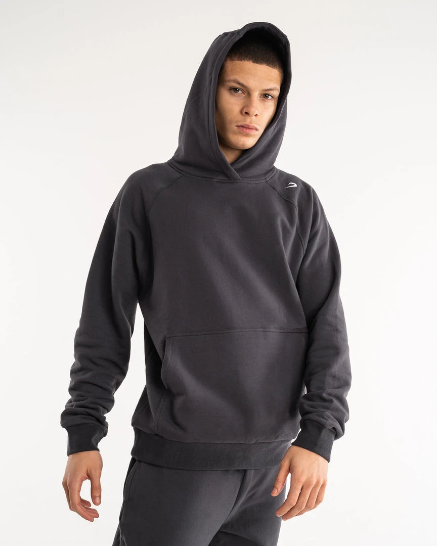 BOXRAW Men Winstone Hoodie - Charcoal 4 BOXRAW Men Winstone Hoodie - Charcoal