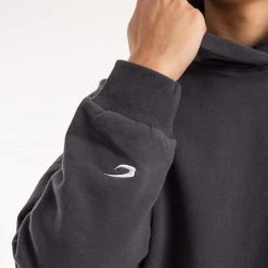 BOXRAW Men Winstone Hoodie - Charcoal 16 BOXRAW Men Winstone Hoodie - Charcoal