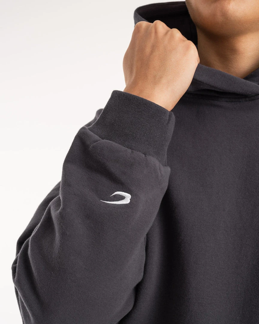 BOXRAW Men Winstone Hoodie - Charcoal 7 BOXRAW Men Winstone Hoodie - Charcoal