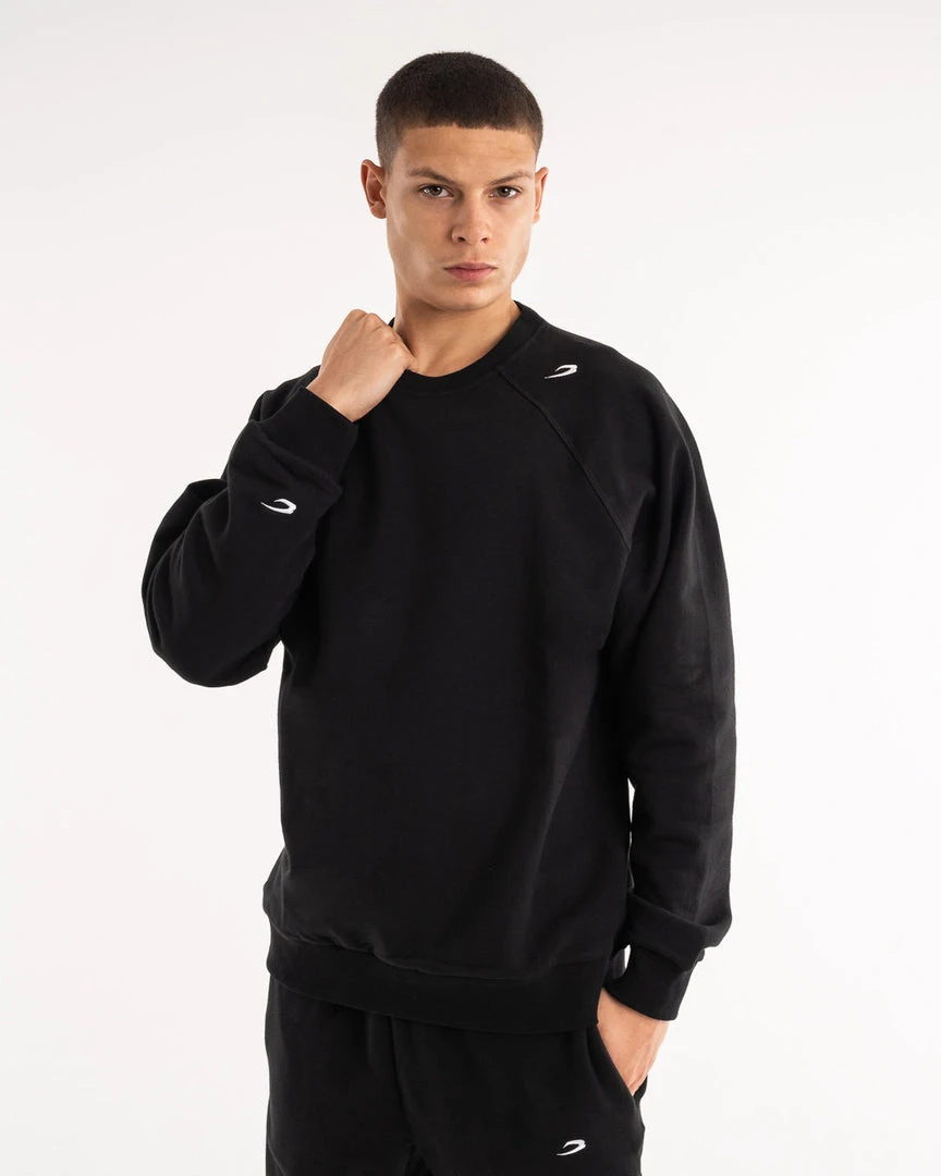 BOXRAW Men New Releases Winstone Sweatshirt - Black 1 BOXRAW Men New Releases Winstone Sweatshirt - Black