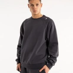 BOXRAW Men Winstone Sweatshirt - Charcoal