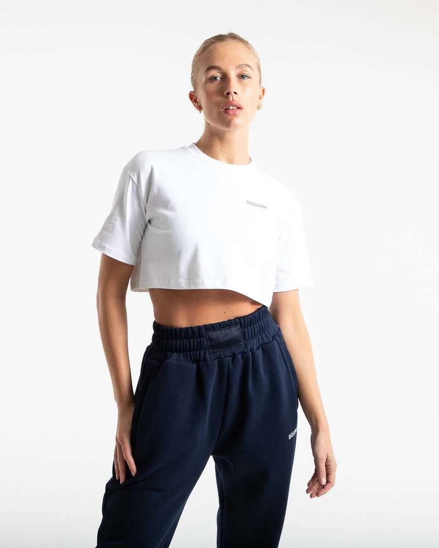 BOXRAW Women Clothing Cropped BOXRAW T-Shirt - White 3 BOXRAW Women Clothing Cropped BOXRAW T-Shirt - White