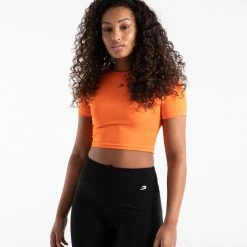 BOXRAW Women Crop Top - Orange