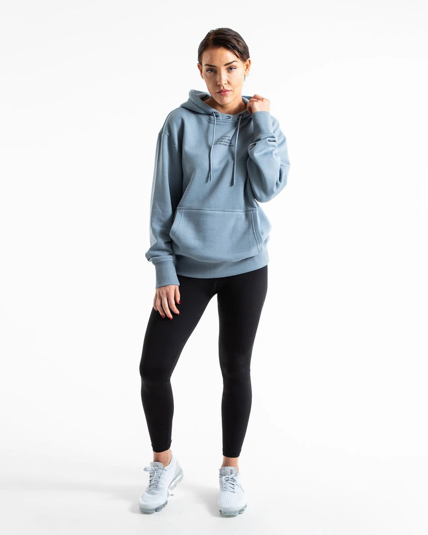 BOXRAW Women Established Unisex Hoodie - Blue 2 BOXRAW Women Established Unisex Hoodie - Blue