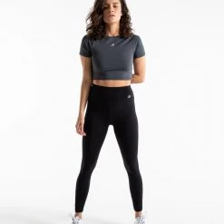BOXRAW Women Crop Top - Charcoal