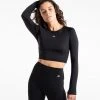 BOXRAW Women Boxing Essentials Crop Top Long Sleeve - Black