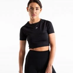 BOXRAW Women Crop Top - Black
