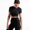 BOXRAW Women Crop Top - Black