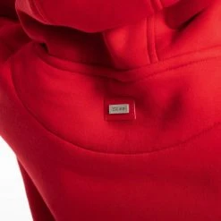 BOXRAW Women Johnson Cropped Hoodie - Red