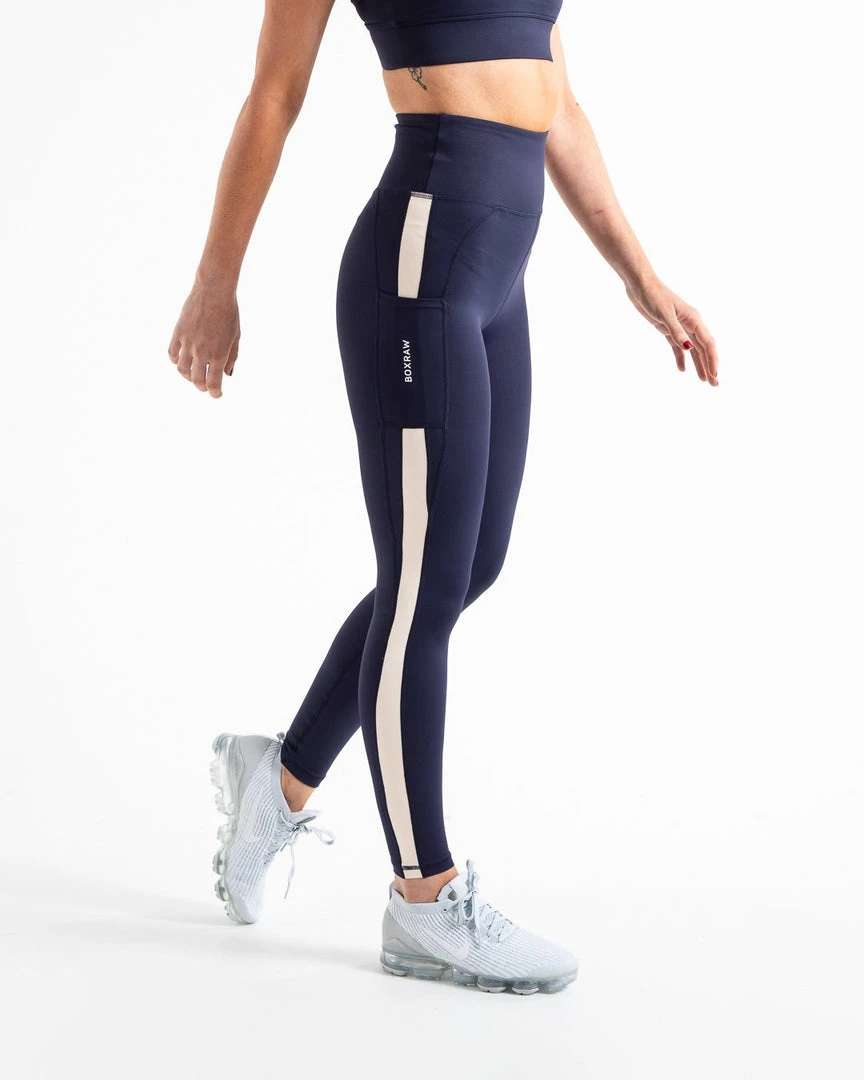 BOXRAW Women Alicia Leggings - Navy Clothing 1 BOXRAW Women Alicia Leggings - Navy Clothing